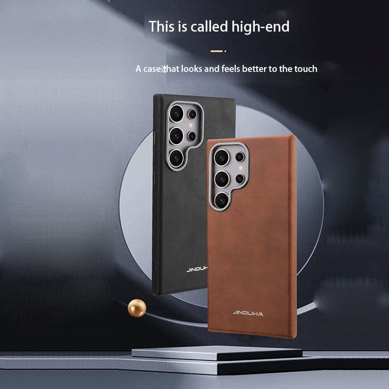 Business PU Leather Magnetic Cell Phone Case for Samsung