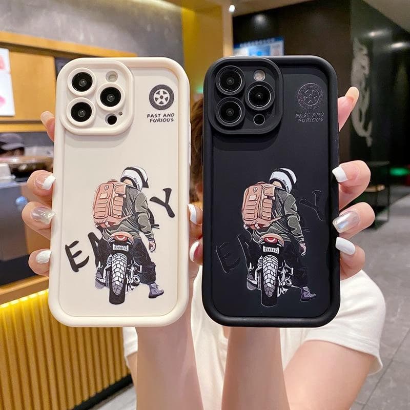 Tide Motorbike Boy Mobile Phone case