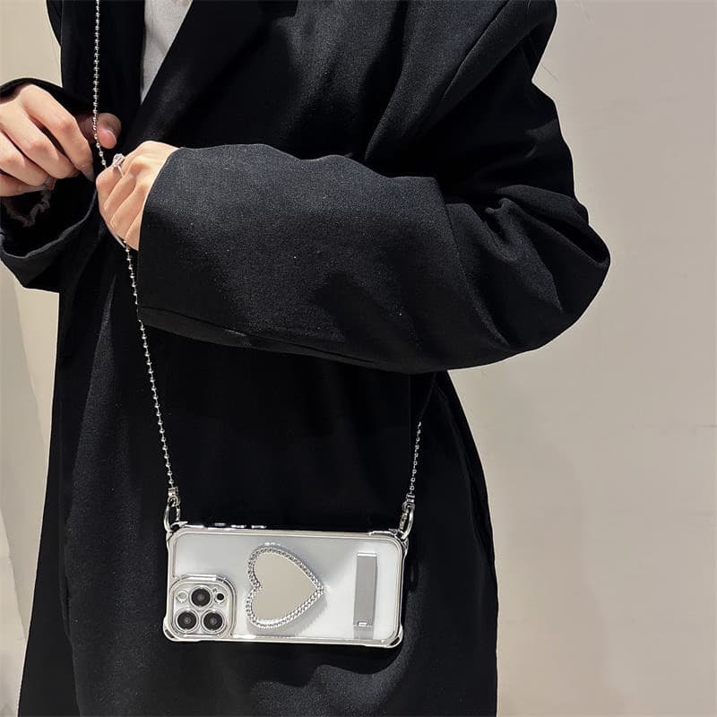 Stand Holder with Strap Mobile Phone Back Cover